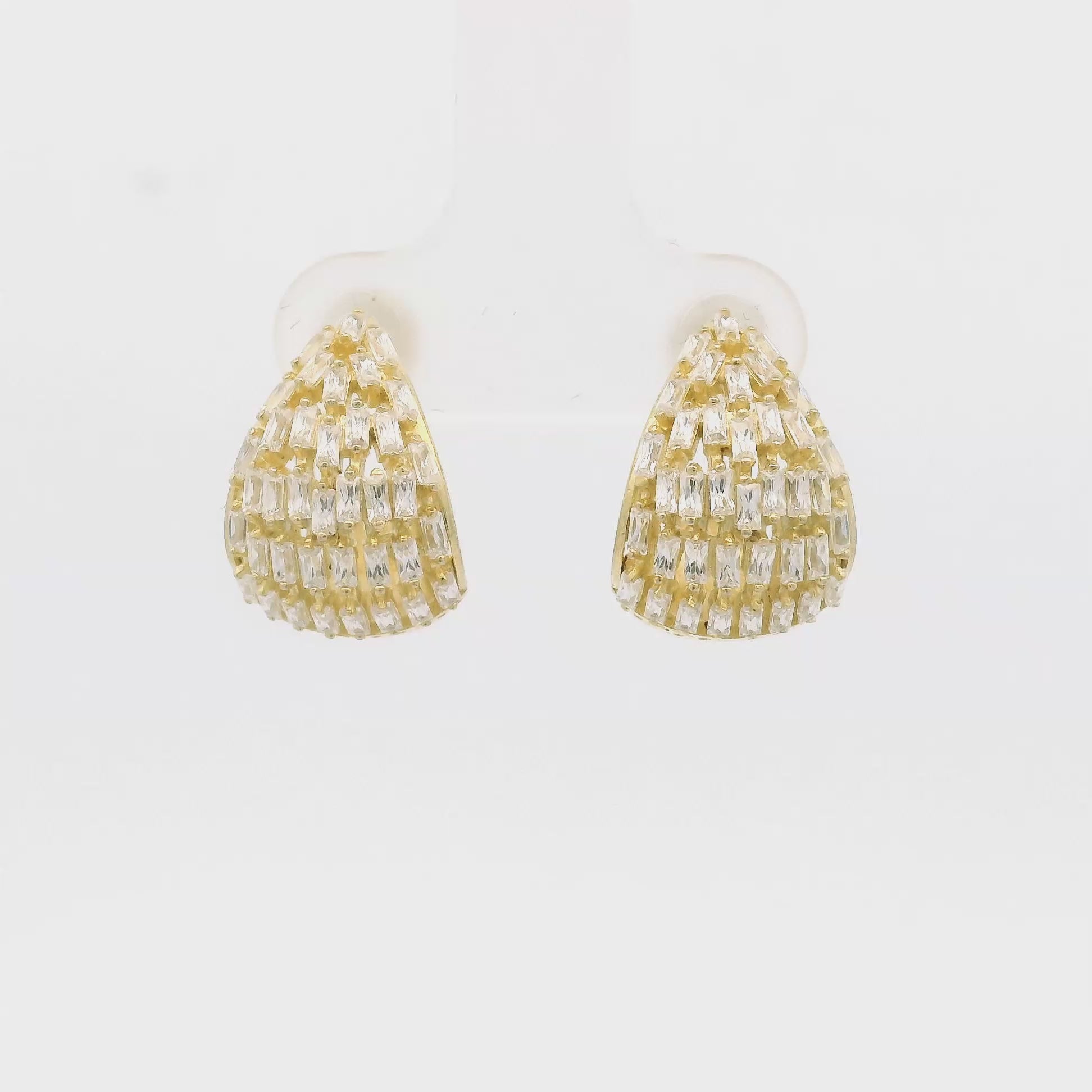 frosty-gold-silver-earrings